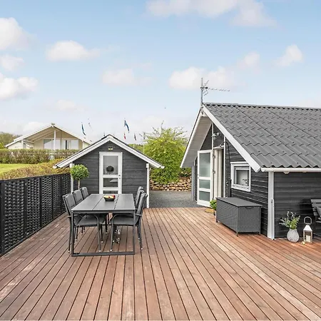 Awesome In Bjert With House Sea View Holiday home